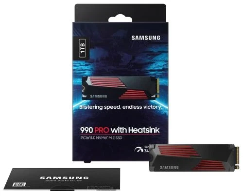 Твердотельный накопитель SSD 1Tb, Samsung 990 Pro, PCI-E 4.0 x4, M.2 (MZ-V9P1T0CW) - изображение 3
