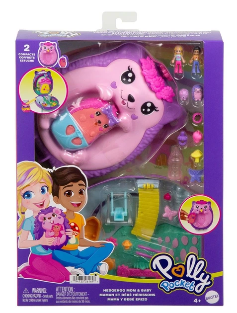 Компактний ігровий набір Mattel Polly Pocket Великі сюрпризи в Tiny Worlds GKJ63 (194735261697) - зображення 3