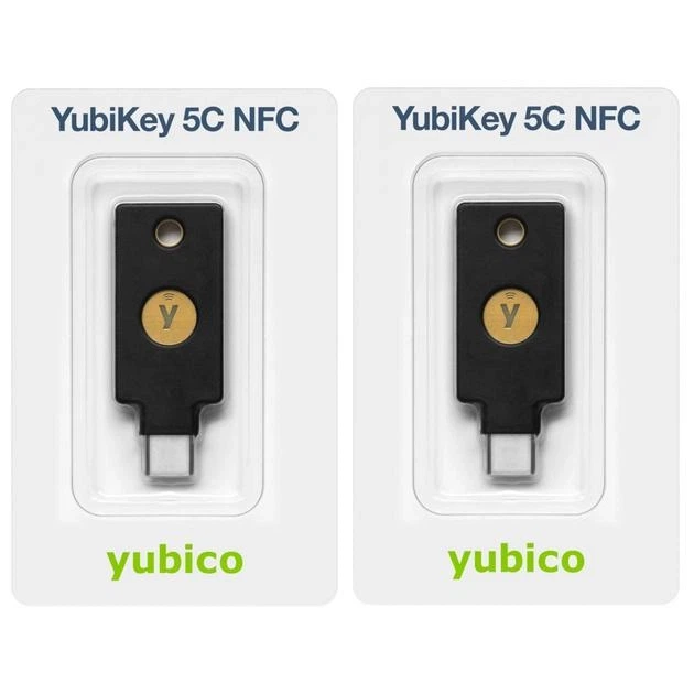 Апаратні ключі Yubico Yubikey 5C NFC USB Type-C набір з 2 шт (683070-2) - изображение 2