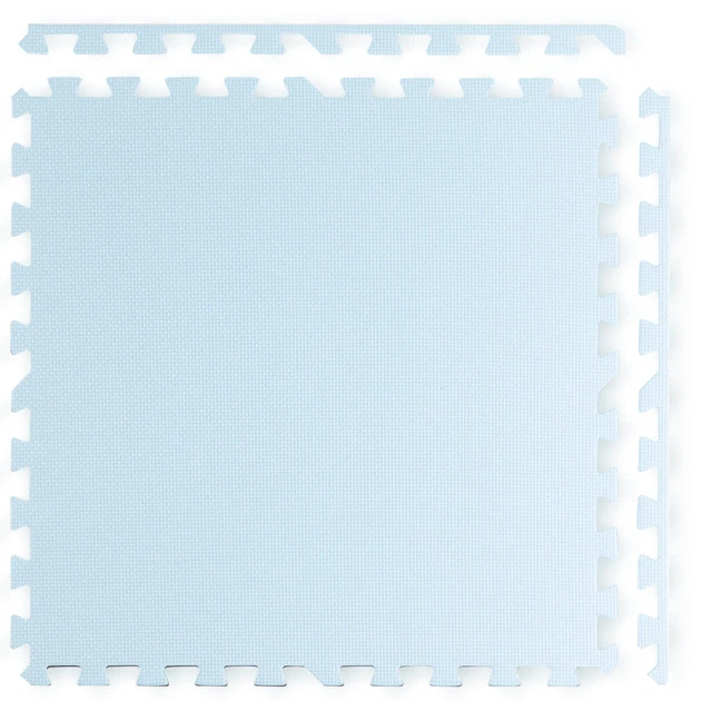 Duża mata piankowa puzzle RICOKIDS 60 x 60 cm 4 elementy Niebiesko - biała 738202 (5903890628949) - obraz 3