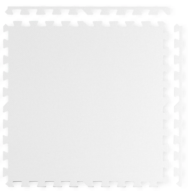 Duża mata piankowa puzzle RICOKIDS 60 x 60 cm 4 elementy Biało - szara 738200 (5903890628925) - obraz 4