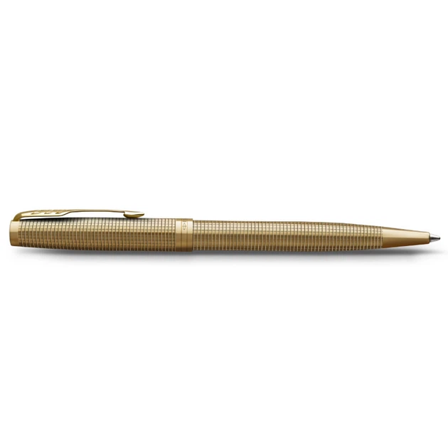 Ручка кулькова Parker SONNET 17 SE Cisele Gold GT BP + оксамит чохол (68 632) - Фото 3 Ручка кулькова Parker SONNET 17 SE Cisele Gold GT BP + оксамит чохол (68 632) - изображение 3