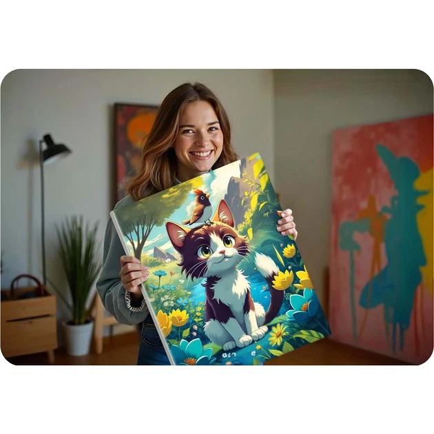 Картина за номерами Massido Котик 40x50 см 699021 (5903890631123) - зображення 10