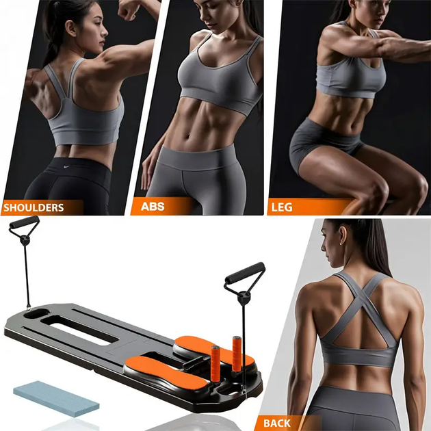 Тренажер складаний для пілатесу Multifunctional Fitness Board - Фото 3 Тренажер складаний для пілатесу Multifunctional Fitness Board - изображение 3