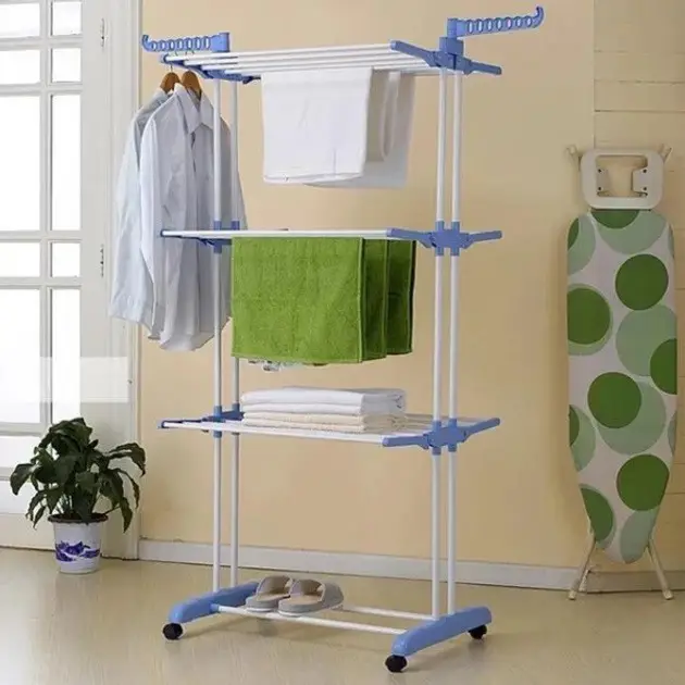 Сушарка для білизни складана Spray Paintint Clothes Hanger 116-2 - зображення 6