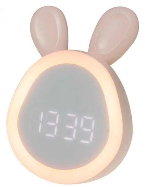 Нічник‑будильник Mary's Зайчик Рожевий (MW20532) (5905036205328) - зображення 2