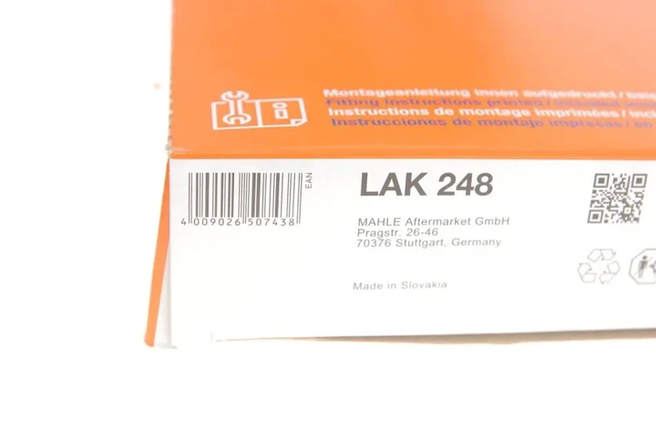 Фільтр салону BMW 3 (E90)/X1 (E84) 03- (вугільний) KNECHT LAK 248 - зображення 6