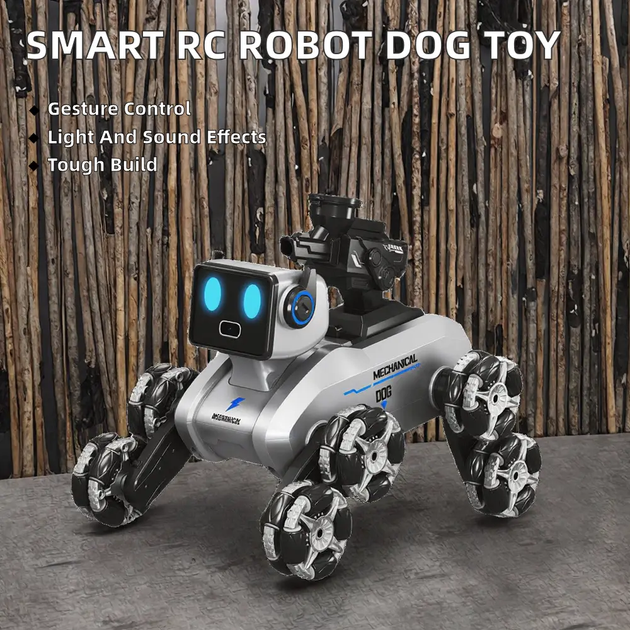 Робот собака на колесах + пушка стріляє водяними кулями Mechanical Dog N29-3 - зображення 2