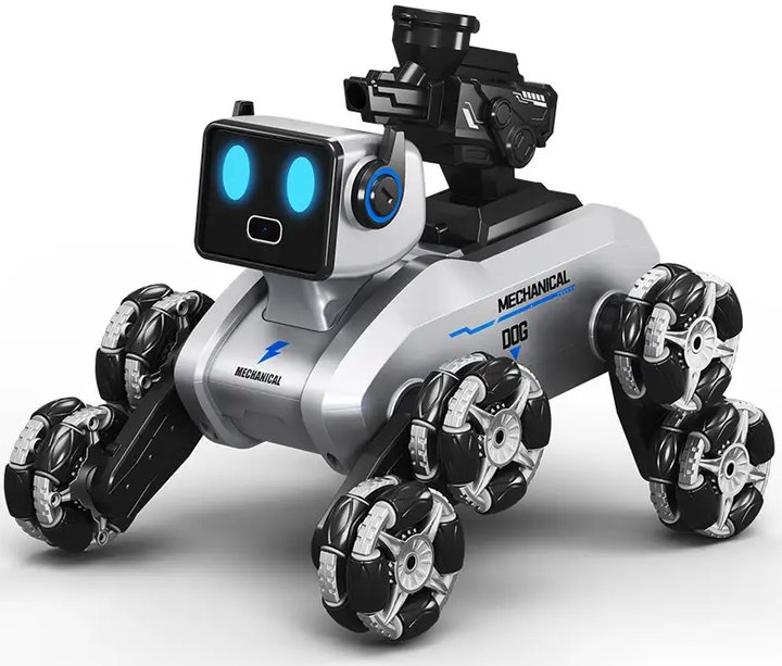 Робот собака на колесах + пушка стріляє водяними кулями Mechanical Dog N29-3 - зображення 5
