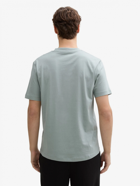 Футболка Tom Tailor Men's Denim Slim Fit T-Shirt M Блакитний 1037655-28129 - Фото 2 Футболка Tom Tailor Men's Denim Slim Fit T-Shirt M Блакитний 1037655-28129 - изображение 2