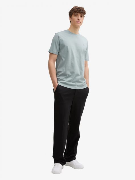 Футболка Tom Tailor Men's Denim Slim Fit T-Shirt M Блакитний 1037655-28129 - Фото 4 Футболка Tom Tailor Men's Denim Slim Fit T-Shirt M Блакитний 1037655-28129 - изображение 4