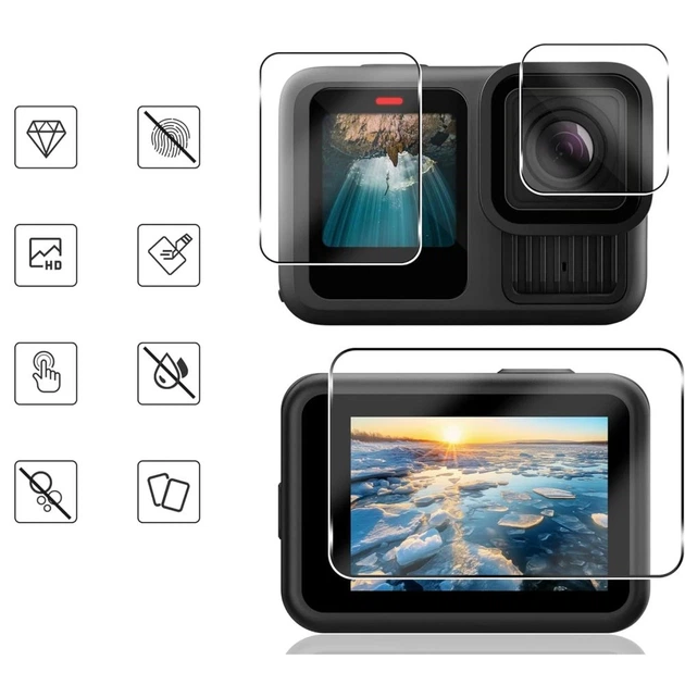 Защитное стекло Tech-Protect Glass Fit+ для GoPro Hero 13 Clear (2 pack) (5906302318933) - изображение 2