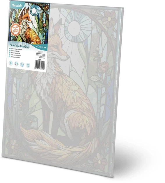 Картина за номерами Massido Лис 40x50 см 699020 (5903890631116) - зображення 2