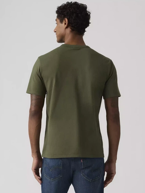 Футболка бавовняна довга чоловіча Levi`s Ng Essential Tee 005GZ-0011 L Хакі (5401187816357) - зображення 2