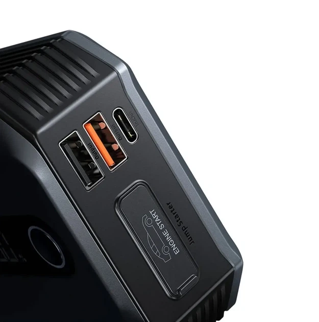 Пускозарядное устройство Бустер Baseus MAX Car Jamp Starter Super Energy 3in1 12V 20000mAh 2000A с функцией Павербанка 5V/3A - изображение 5