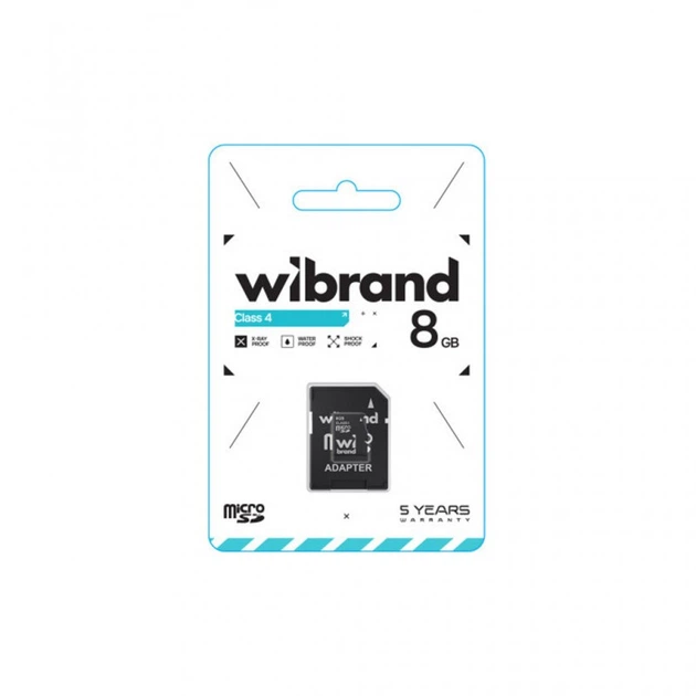 Карта пам'яті Wibrand 8GB microSD class 4 (WICDC4/8GB-A) (19968) - зображення 2