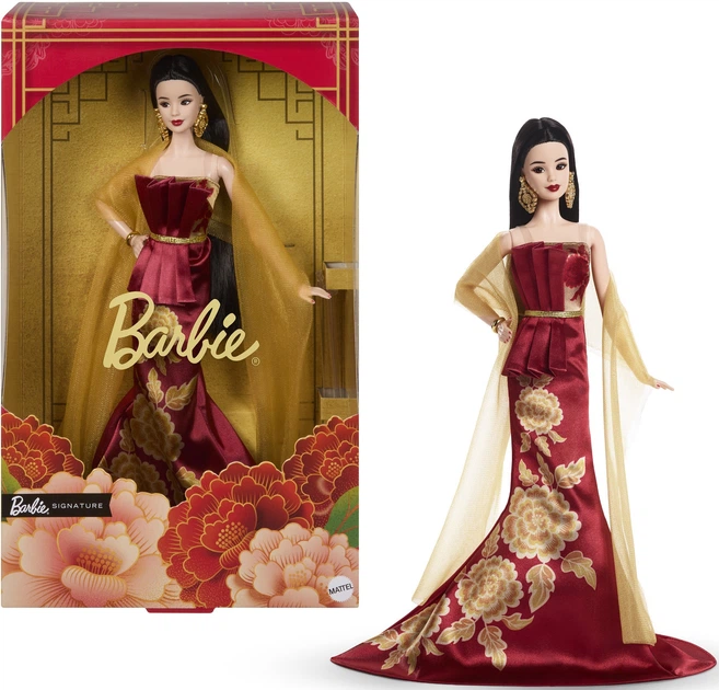Коллекционная кукла Barbie Лунный Новый год (JJX83) - Фото 2 Коллекционная кукла Barbie Лунный Новый год (JJX83) - изображение 2
