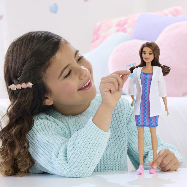 Кукла Barbie Я могу быть Врач (JKF76) - Фото 8 Кукла Barbie Я могу быть Врач (JKF76) - изображение 8