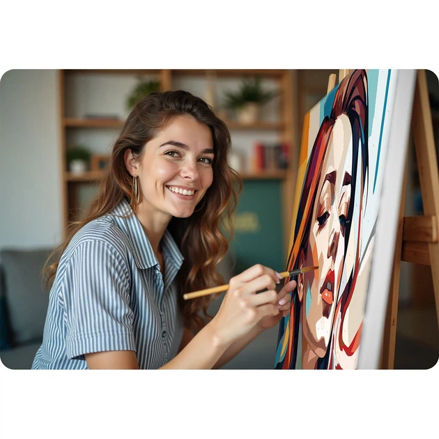 Картина за номерами Massido Портрет жінки 40x50 см 699018 (5903890623999) - зображення 9