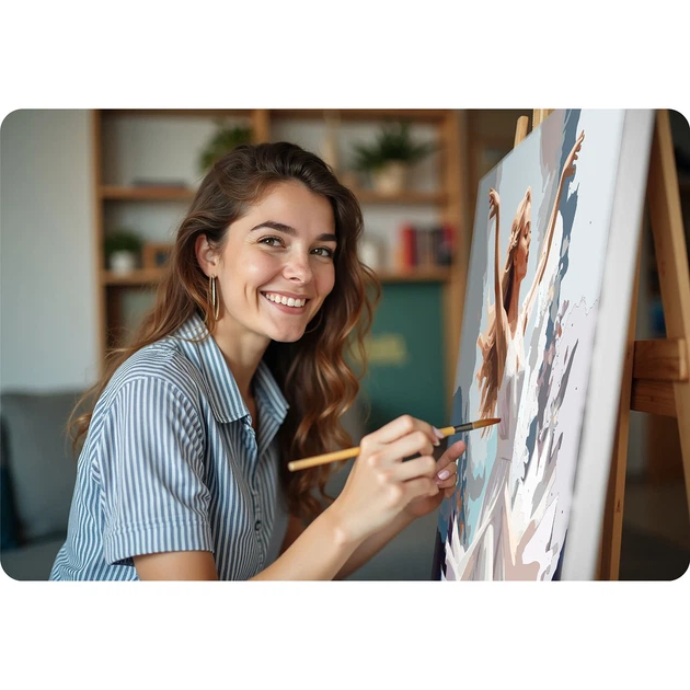 Картина за номерами Massido Танцююча жінка 40x50 см 699012 (5903890623937) - зображення 6