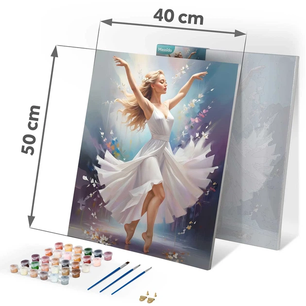 Картина за номерами Massido Танцююча жінка 40x50 см 699012 (5903890623937) - зображення 8
