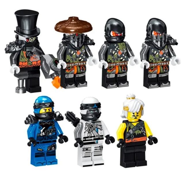Конструктор NinjaSaga "Стремительный путешественник" 1480 деталей Нинзяго Ninjago 32158 - изображение 4