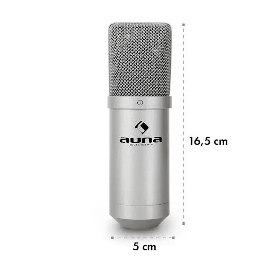 Конденсаторний USB-мікрофон Auna Pro MIC-900S, 16 біт/48 кГц, 136 дБ - Фото 7 Конденсаторний USB-мікрофон Auna Pro MIC-900S, 16 біт/48 кГц, 136 дБ - зображення 7