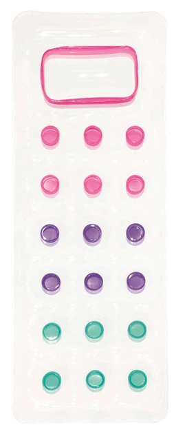 Пляжний матрац Bestway з вікном 188 x 71 см Прозорий 43040 (5908220473954) - зображення 3