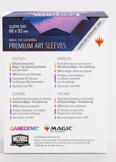 Протектори для карт Gamegenic Magic the Gathering - Lorwyn Eclipsed - Premium Art Sleeves - Dawnhand Eulogist (4251715422717) - зображення 5