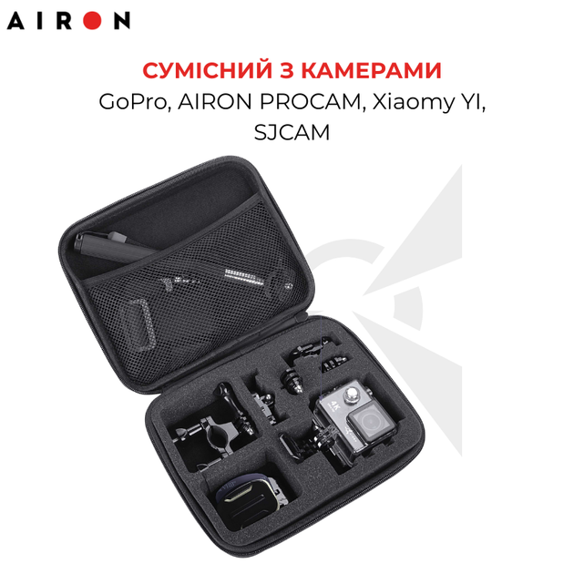 Кейс AIRON AC102 розмір M для екшн камер GoPro, ProCam, Xiaomi YI, SJCam. - зображення 4