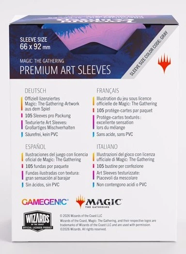 Koszulki na karty Gamegenic Magic the Gathering - Lorwyn Eclipsed - Premium Art Sleeves - Mutable Explorer (4251715422786) - obraz 5