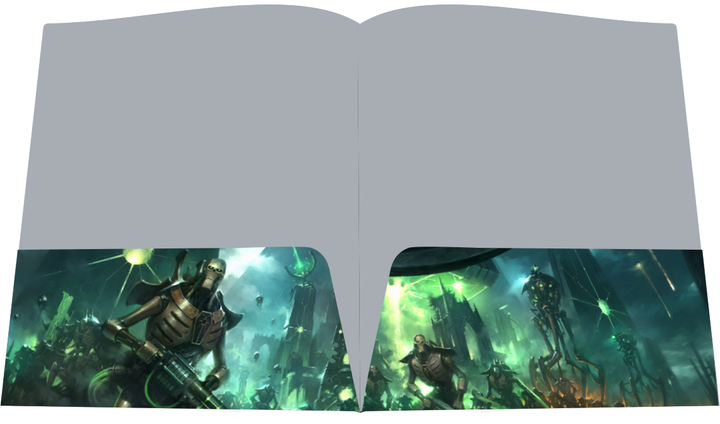 Папка фоліо для ігрових карт Ultra Pro Necron Codex Aligned (074427165628) - зображення 3