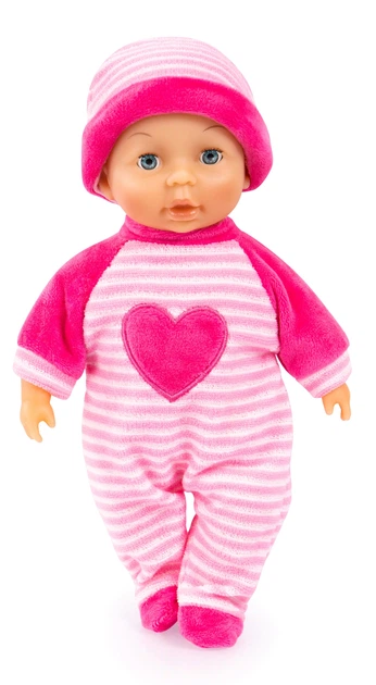 Пупс Bayer Design My First Baby з мотивом серця 28 см Рожевий 92802AS (4003336411799) - зображення 2