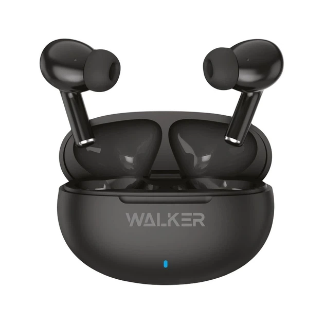 Навушники Bluetooth Walker WTS-60 ENC, бездротові TWS мікрофоном та шумоподавленням, до 16 год роботи, чорний колір - Фото 7 Навушники Bluetooth Walker WTS-60 ENC, бездротові TWS мікрофоном та шумоподавленням, до 16 год роботи, чорний колір - зображення 7