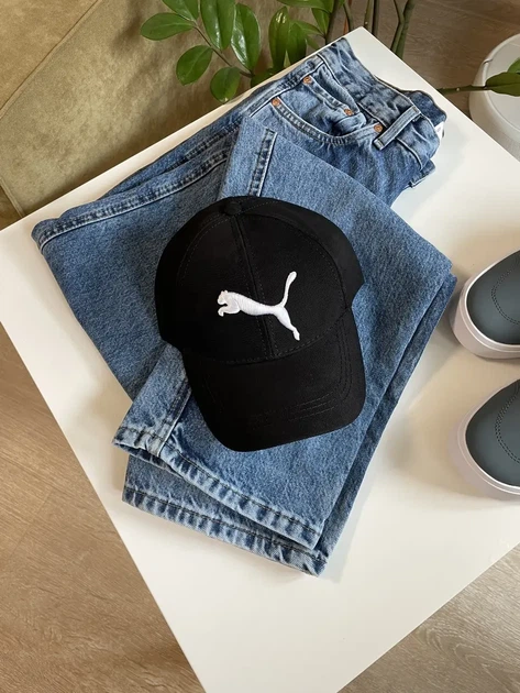 Бейсболка кепка Puma чорний з білим, L / 57-58 - Фото 5 Бейсболка кепка Puma чорний з білим, L / 57-58 - зображення 5