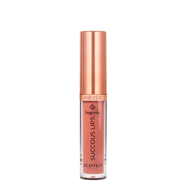 Помада для губ жидкая Bogenia Angelic 3D Effect с витамином E BG711, 003 Charisma - изображение 3