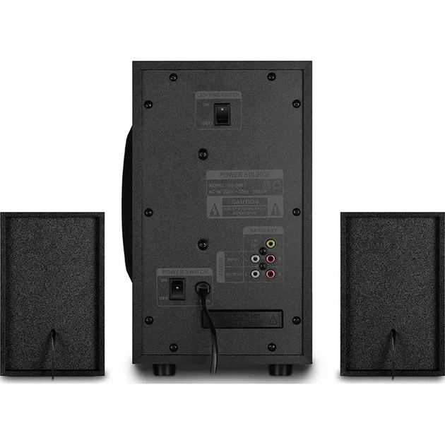 Акустична система Gemix 2.1 SB-80BT - Фото 2 Акустична система Gemix 2.1 SB-80BT - зображення 2