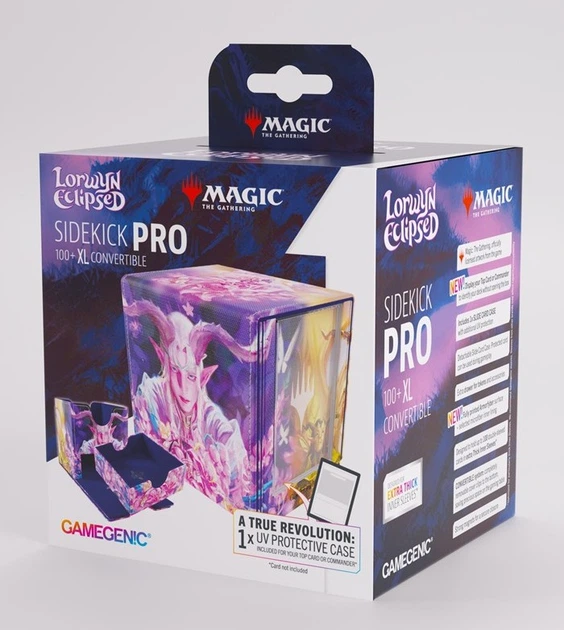 Pudełko na karty Gamegenic Magic the Gathering - Lorwyn Eclipsed - Sidekick PRO 100+ XL - Morcants Loyalist/Dawnhand Eulogist (4251715423073) - obraz 10