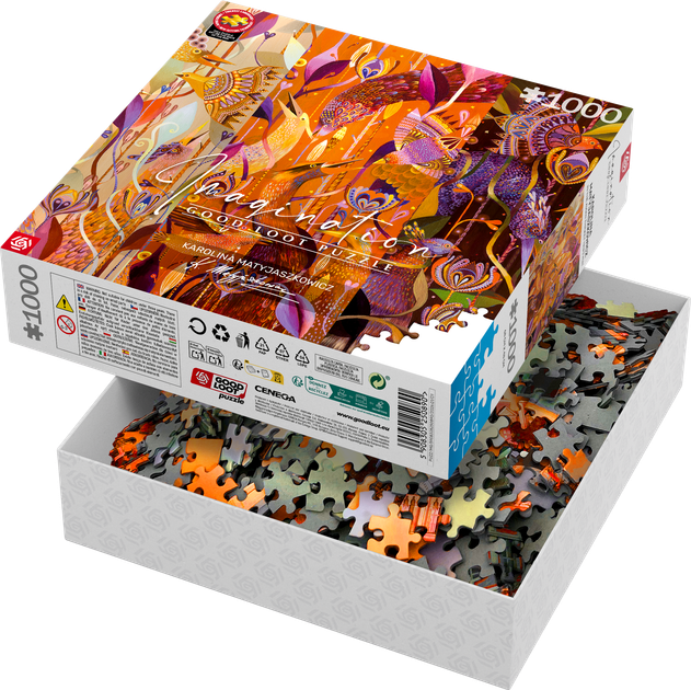 Пазли Good Loot Imagination Кароліна Матияшковіч У пташиних хащах Триптих 1000 деталей (5908305250890) - зображення 4