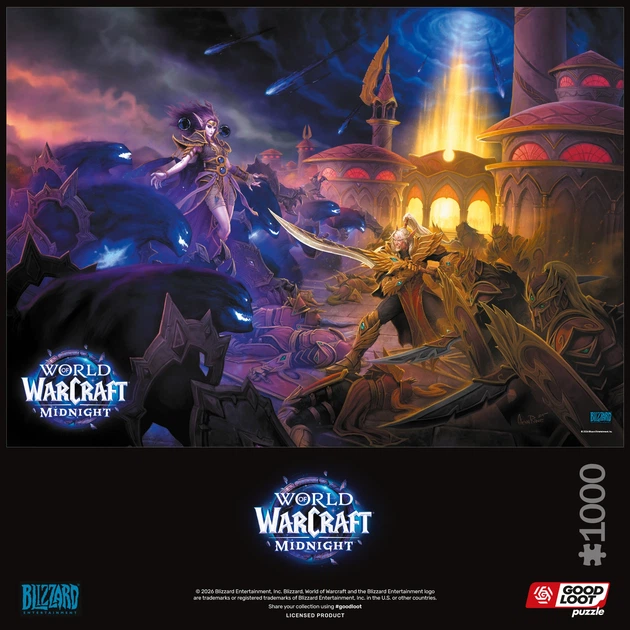 Пазли Good Loot World of Warcraft Midnight Against the Void 1000 деталей (5908305250838) - зображення 5