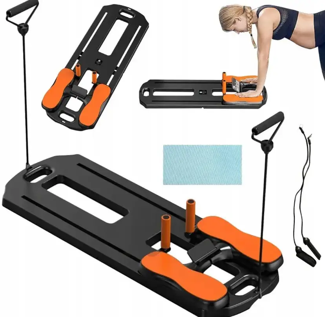 Складной тренажер для пилатеса RIAS Multifunctional Fitness Board с автоматическим отскоком Black (3_07879) - Фото 3 Складной тренажер для пилатеса RIAS Multifunctional Fitness Board с автоматическим отскоком Black (3_07879) - изображение 3
