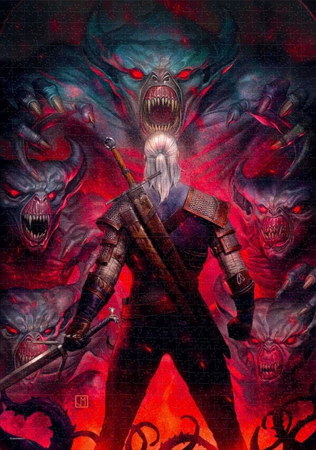 Пазли Good Loot Comic Book The Witcher Corvo Bianco 1000 деталей (5908305251040) - зображення 3