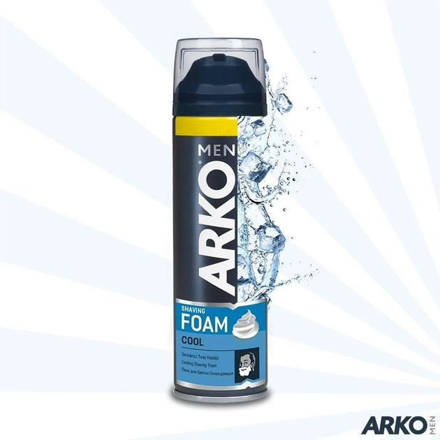 Пена ARKO 200 мл Cool охлаждающая - Фото 2 Пена ARKO 200 мл Cool охлаждающая - изображение 2