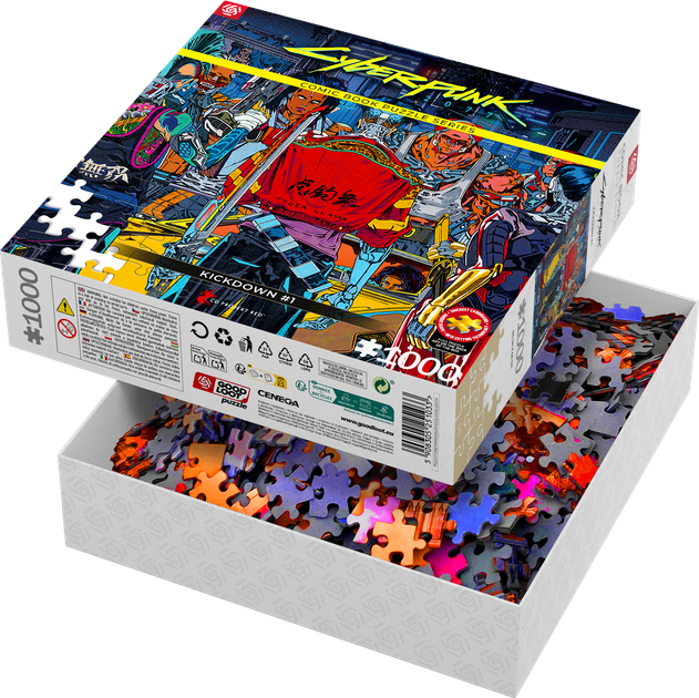 Пазли Good Loot Comic Book Cyberpunk 2077 Kickdown 1000 деталей (5908305251033) - зображення 4
