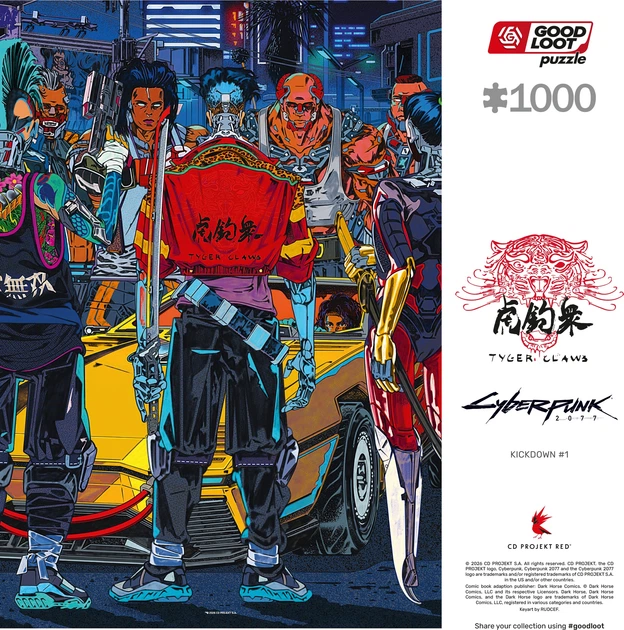Пазли Good Loot Comic Book Cyberpunk 2077 Kickdown 1000 деталей (5908305251033) - зображення 5
