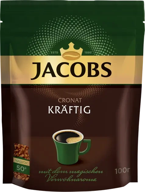 Кава розчинна Jacobs Monarch Cronat Crafting 100г (683057) - Фото 1 Кава розчинна Jacobs Monarch Cronat Crafting 100г (683057) - изображение 1