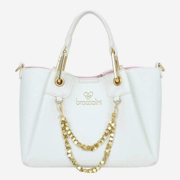 Torebka crossbody damska mała Braccialini B18810-YY-001 Biała - obraz 4