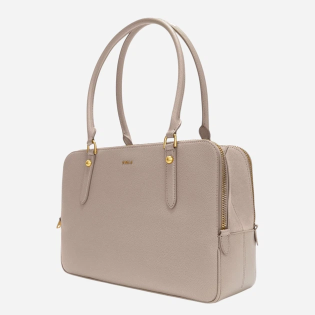 Сумка шопер жіноча з натуральної шкіри Furla WB01872BX04604488S1002 Бежева (800070352187) - зображення 5