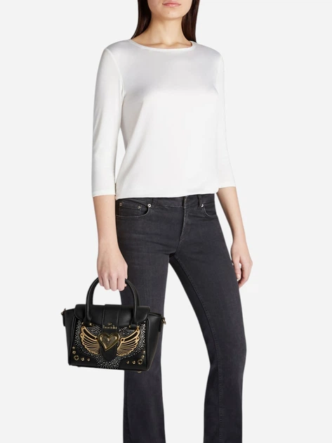 Torebka crossbody damska mini Braccialini B18913-YY-100 Czarna - obraz 2