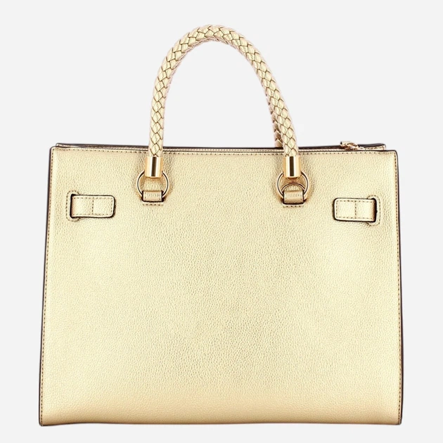 Сумка шопер жіноча зі штучної шкіри Liu Jo AA6086E1012-90048 Золотиста (800070353737) - зображення 2